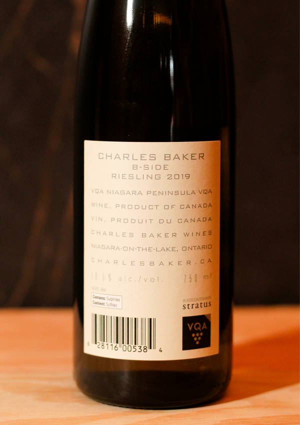 Charles Baker B-Side Riesling 2020